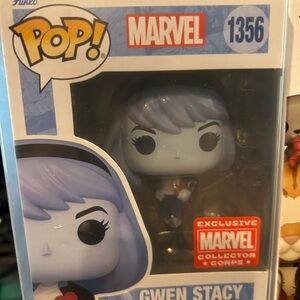 1356 Marvel Gwen Stacy Funko Pop - Collector Corps with Pop Protector